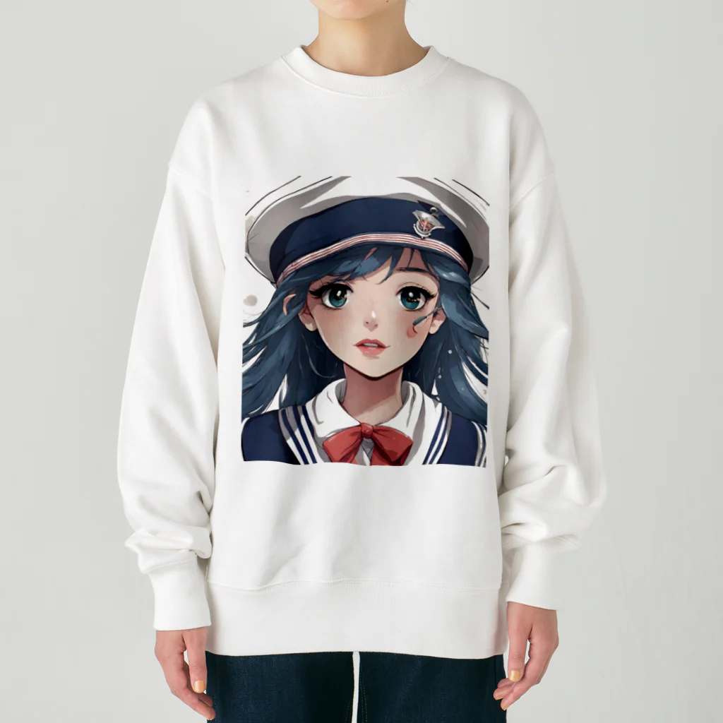 MUSE projectの海のような美少女 Heavyweight Crew Neck Sweatshirt