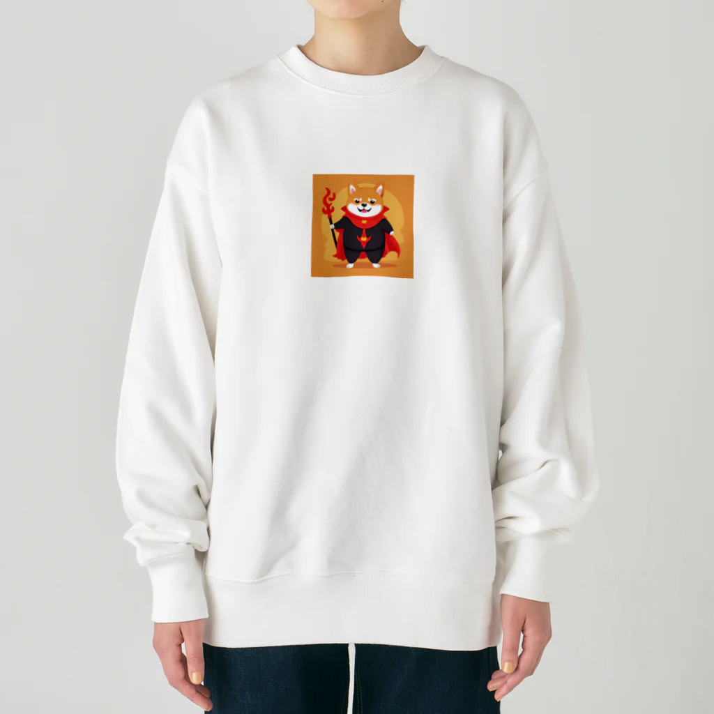 Apollo-0918のオヤツを強請るシバ犬 Heavyweight Crew Neck Sweatshirt