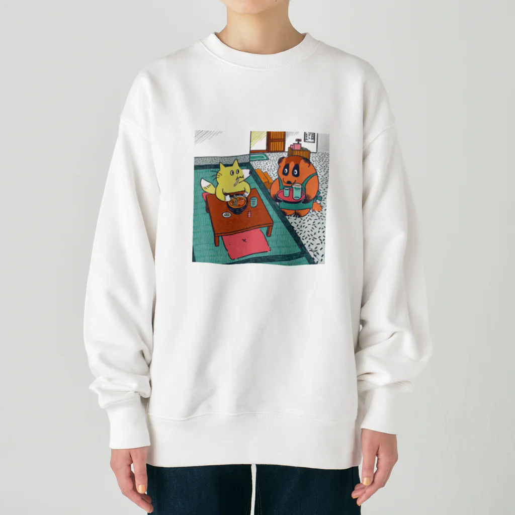 ヤブイヌ製作所のお冷もどうぞムジナ Heavyweight Crew Neck Sweatshirt