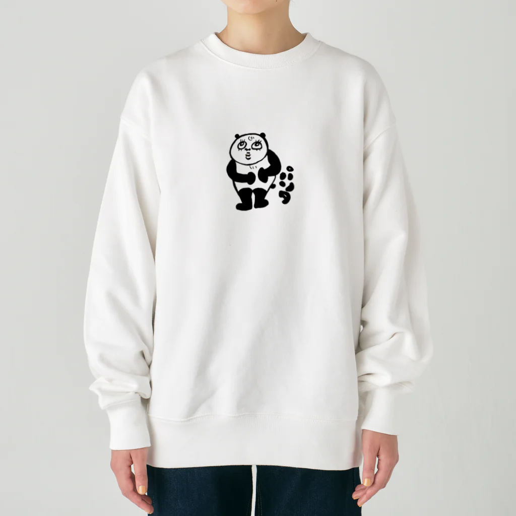 こゆびのぱんだ Heavyweight Crew Neck Sweatshirt