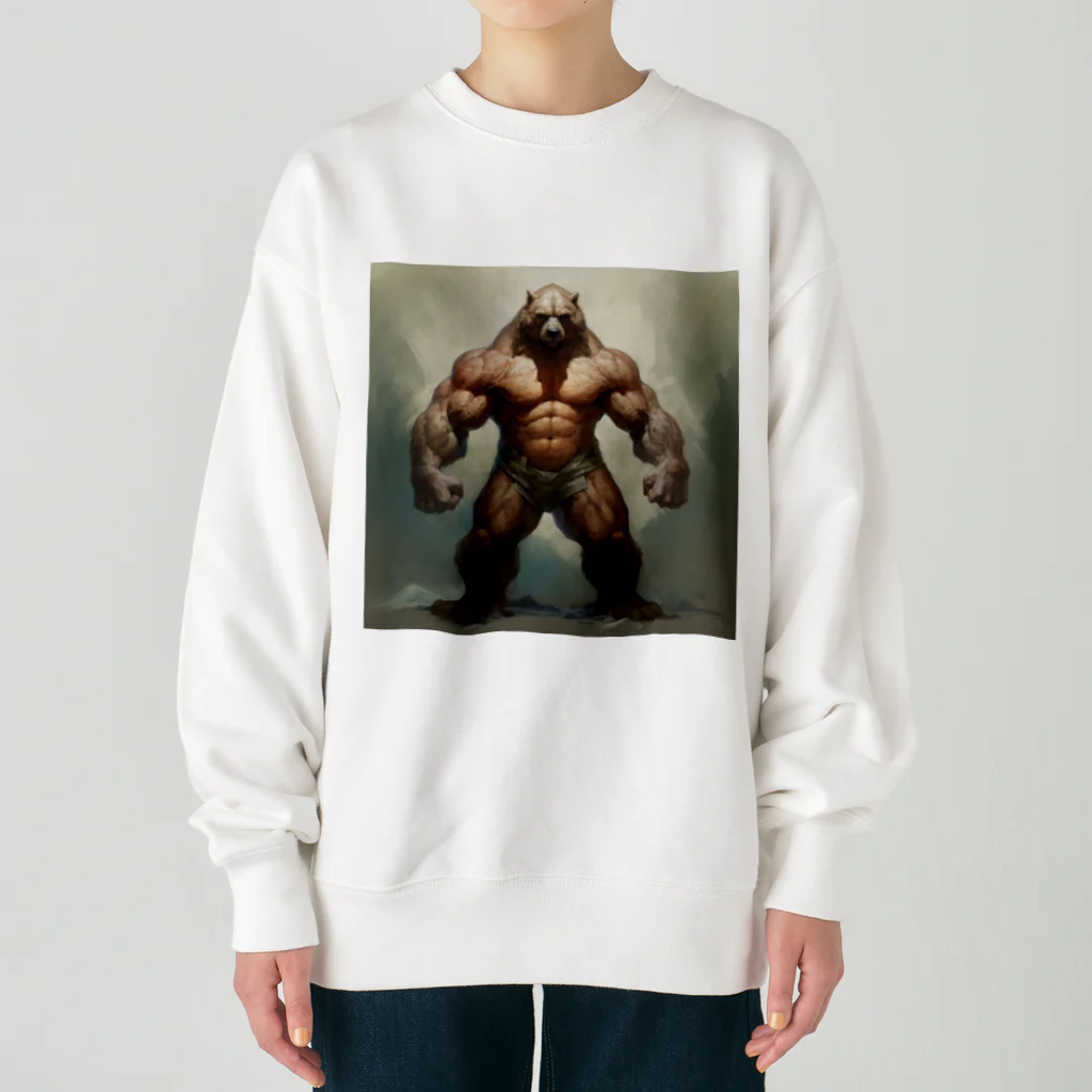 BULKUP MONSTERのMUSCLE BEAR Heavyweight Crew Neck Sweatshirt