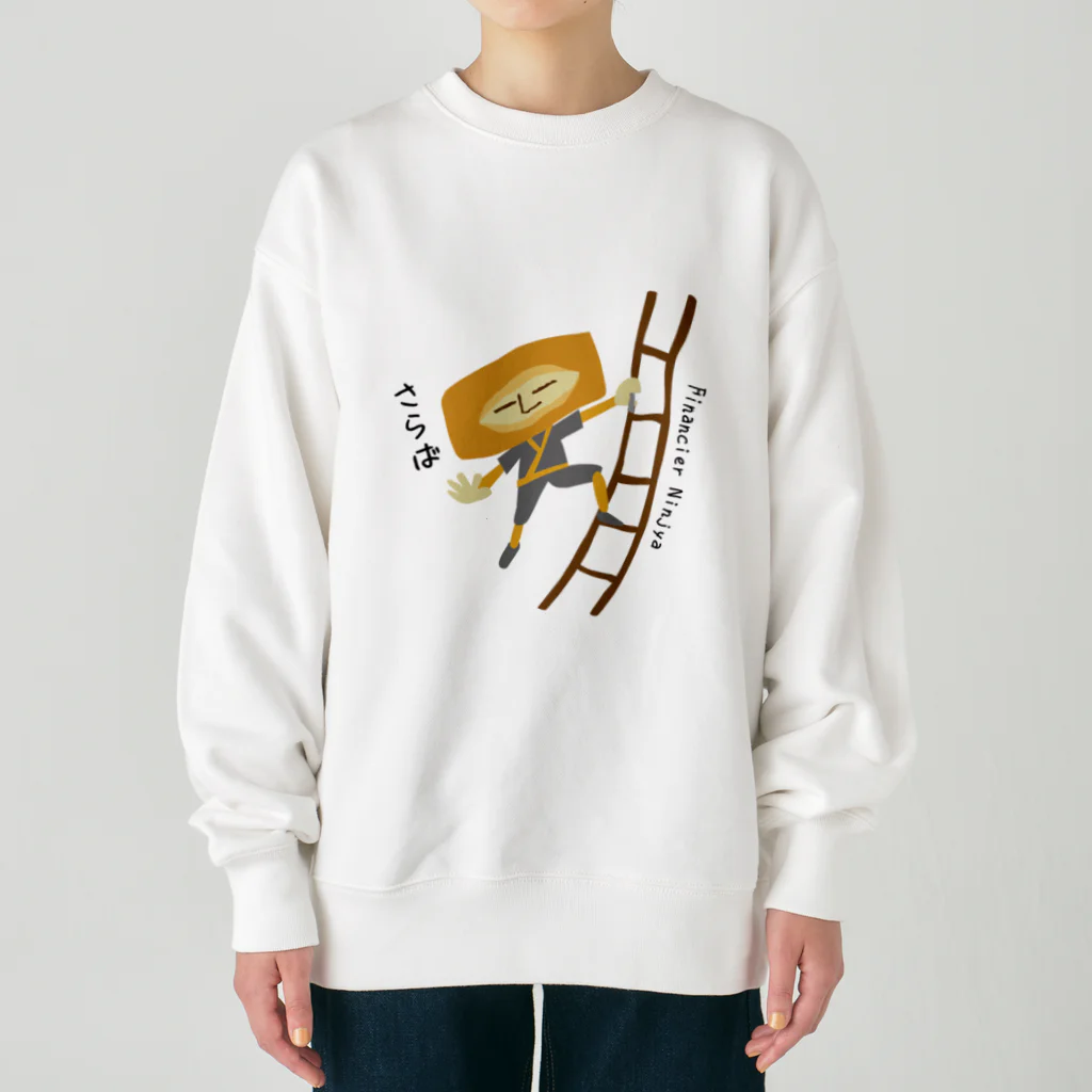 id-linkのフィナンシェ忍者 Heavyweight Crew Neck Sweatshirt