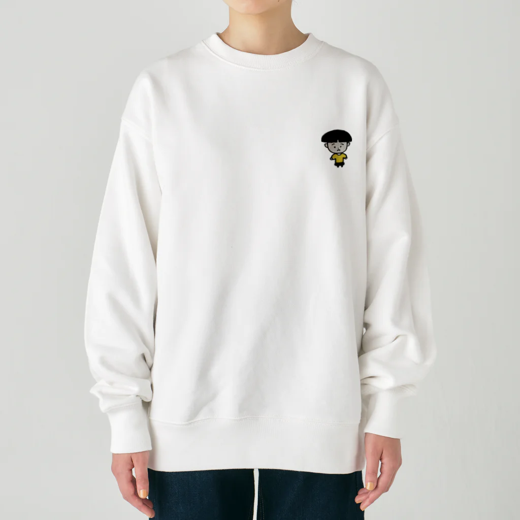 かなちのせかいのこまった　ちっち Heavyweight Crew Neck Sweatshirt