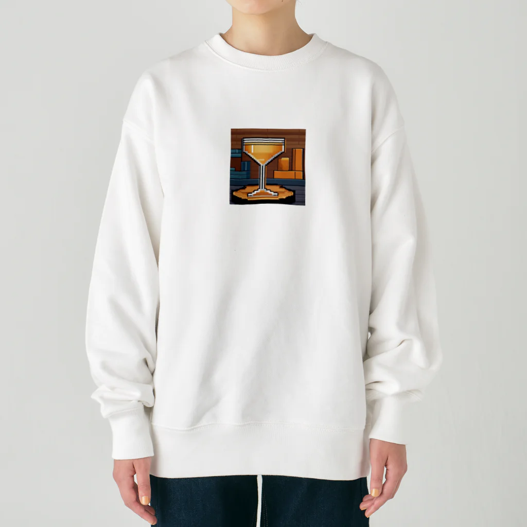 ROCKSWEBのドット絵　サイドカー Heavyweight Crew Neck Sweatshirt