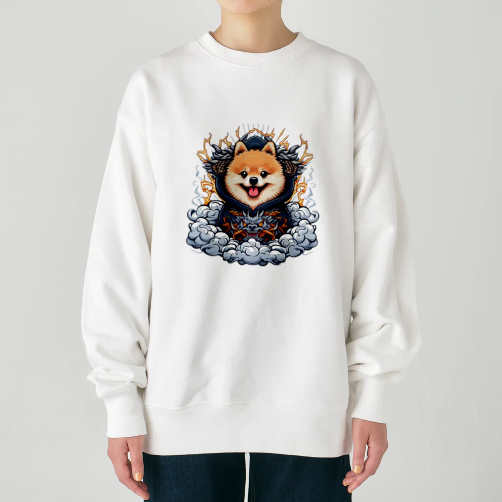 Pom-Dog'sのポメドラゴン Heavyweight Crew Neck Sweatshirt