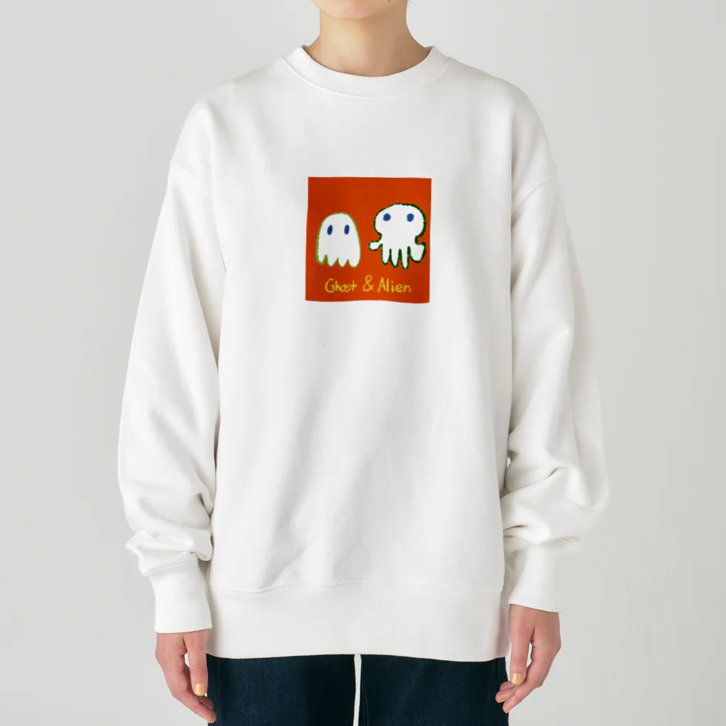 toyono in the eveningのghost&alien Heavyweight Crew Neck Sweatshirt