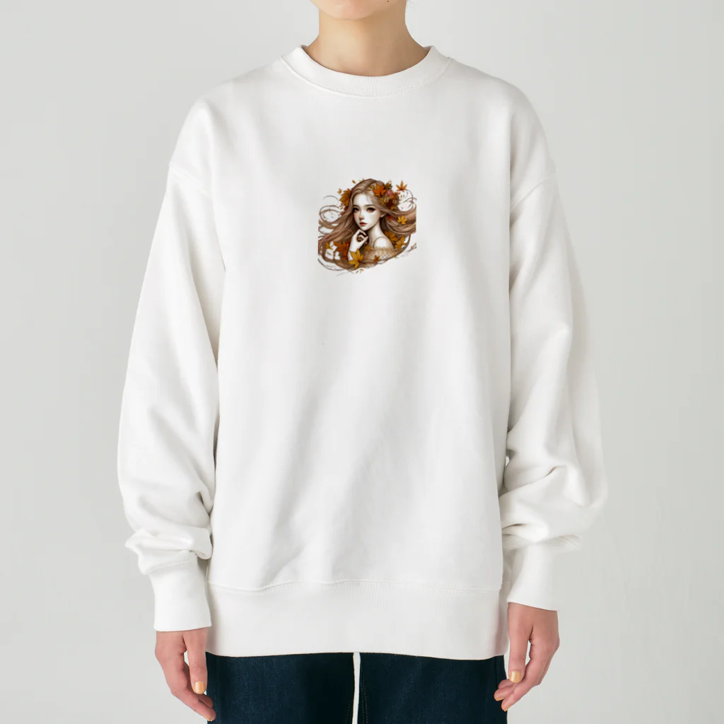 センターフィールドの秋の女神 Heavyweight Crew Neck Sweatshirt