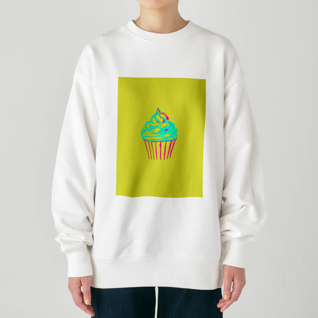 おしょーゆのソフトクリーム Heavyweight Crew Neck Sweatshirt