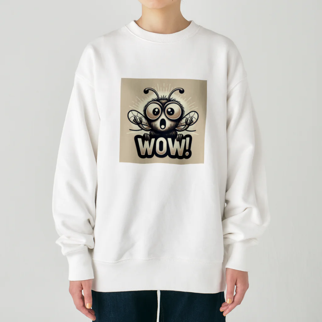 nomkyonのWoW！昆虫！No3 Heavyweight Crew Neck Sweatshirt