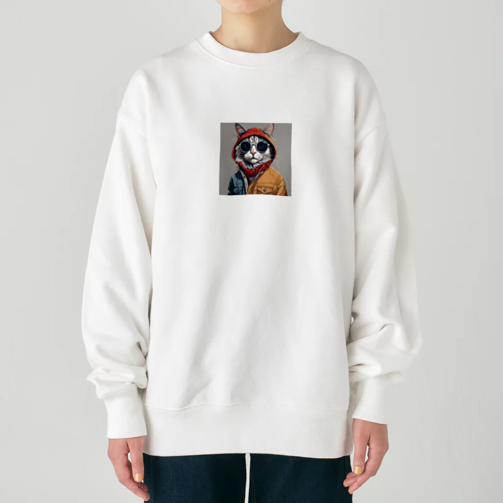 amazing999の職人キャット Heavyweight Crew Neck Sweatshirt