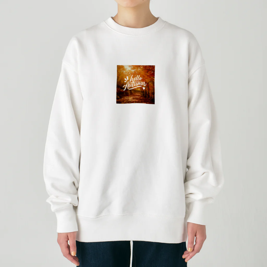 KSK SHOPのHELLO AUTUMN Heavyweight Crew Neck Sweatshirt