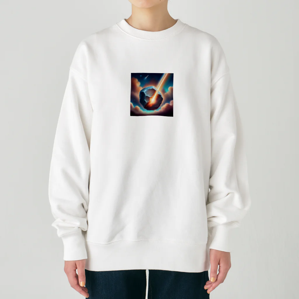 ZZRR12の巨大隕石 Heavyweight Crew Neck Sweatshirt