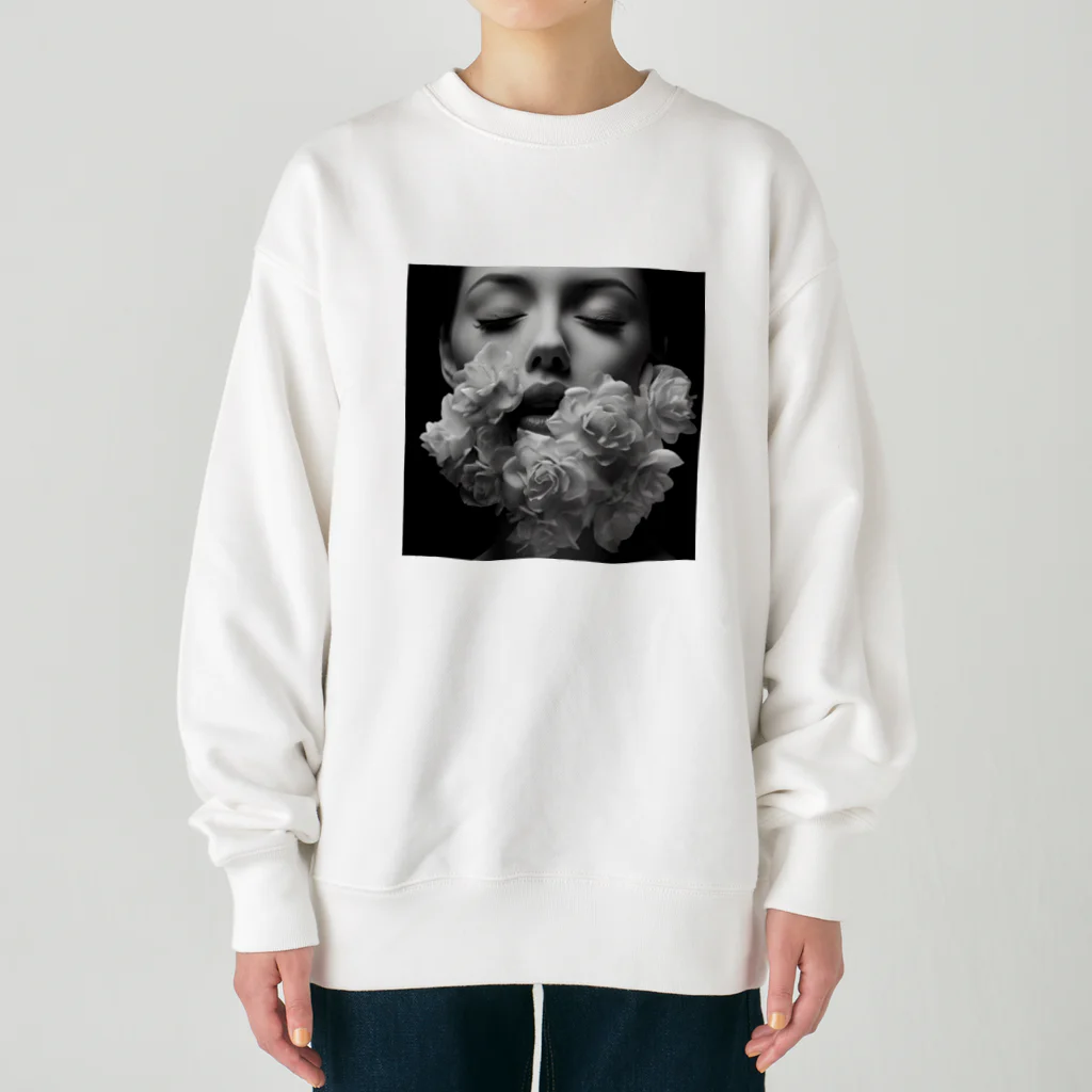 影のアートショップの優雅な息吹 Heavyweight Crew Neck Sweatshirt