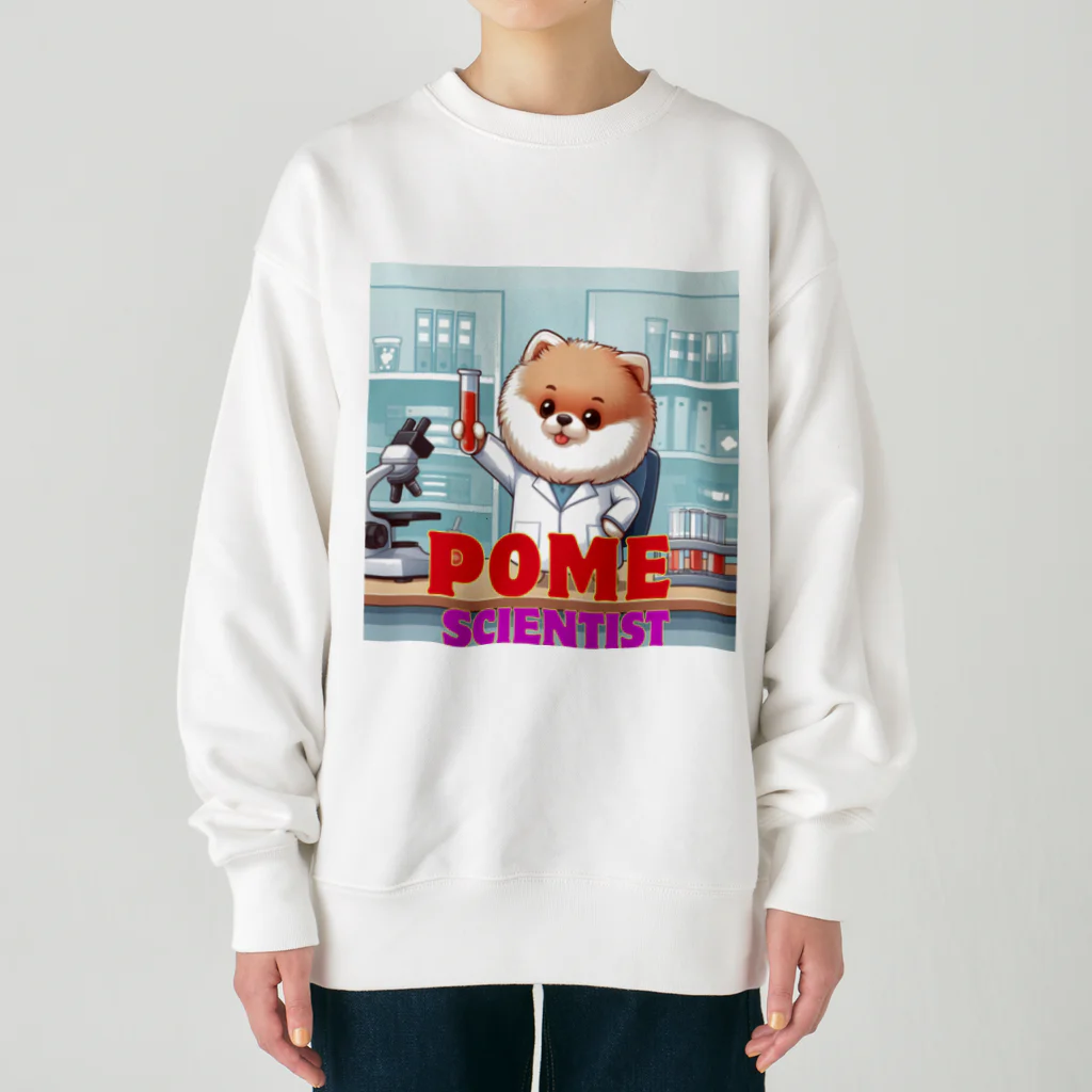 Pom-Dog'sのポメサイエンティスト Heavyweight Crew Neck Sweatshirt