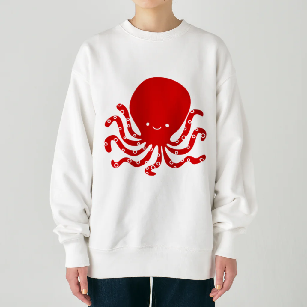 たここ（octopus）のたここ Heavyweight Crew Neck Sweatshirt