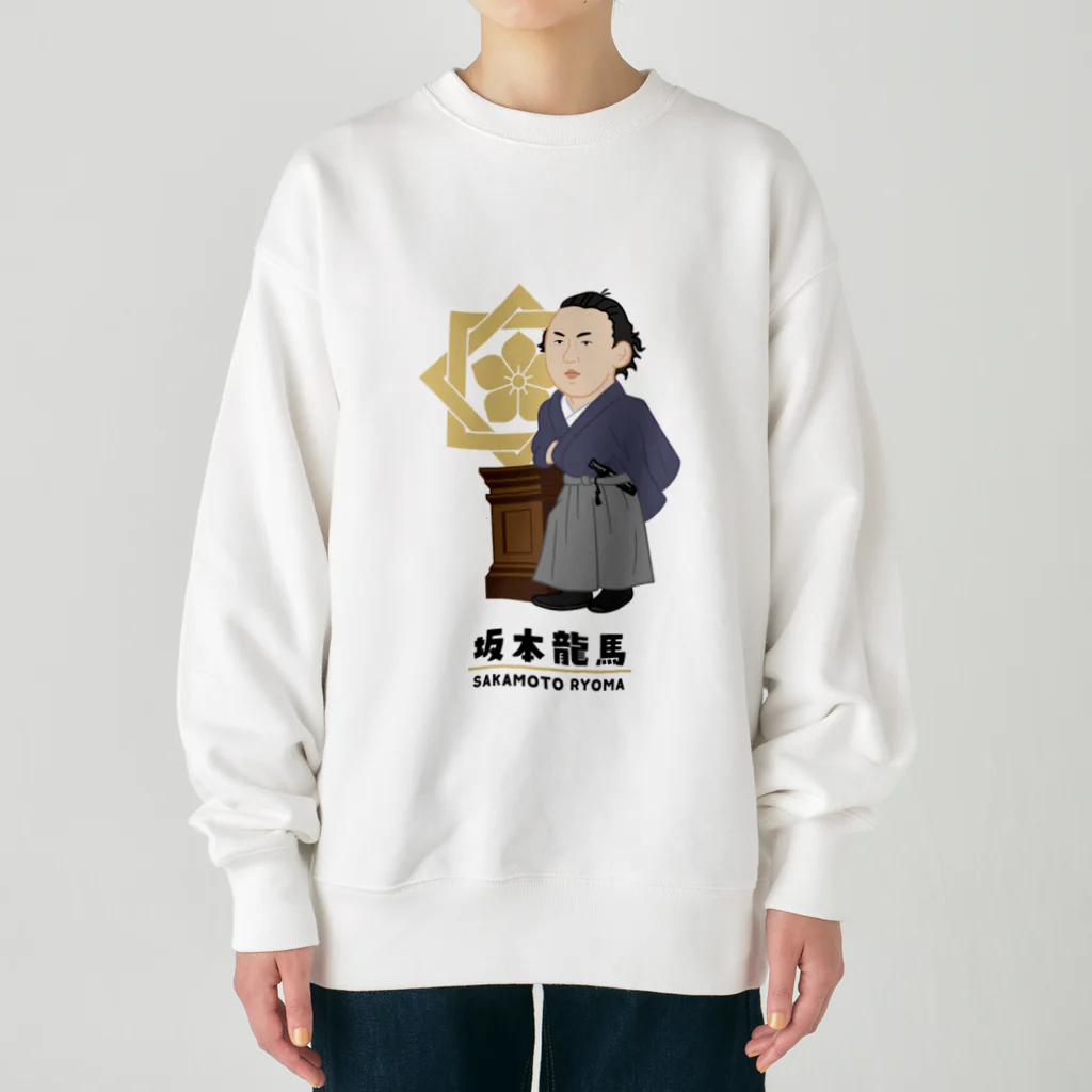 mincruの偉人シリーズ_坂本龍馬 Heavyweight Crew Neck Sweatshirt