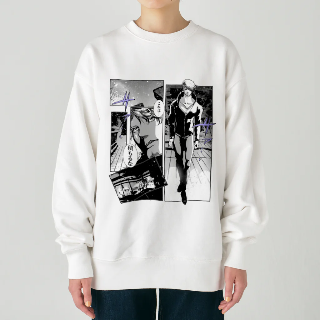 創作男子・稲冨の雪の新宿2023:その2 Heavyweight Crew Neck Sweatshirt