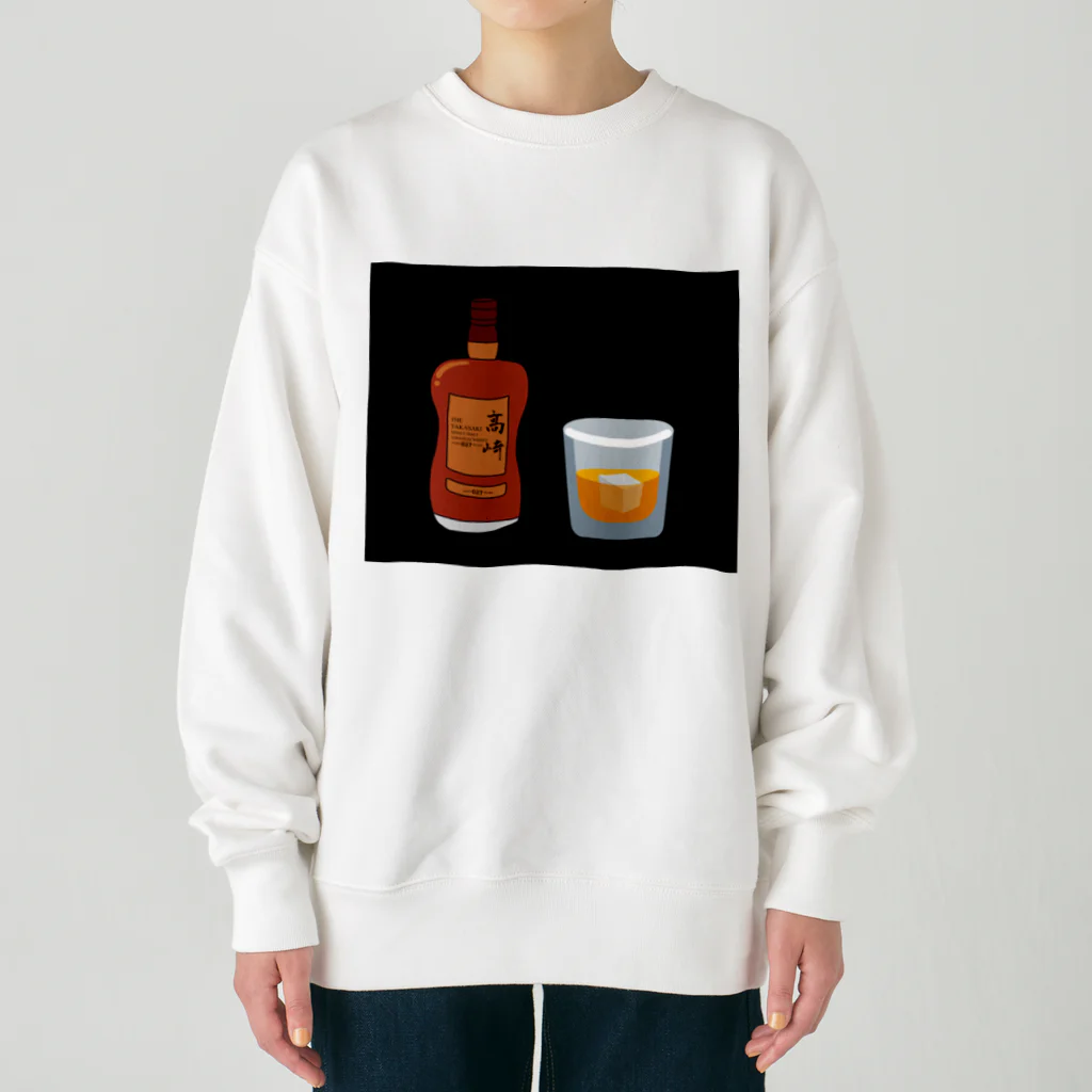 NokuchiiのTHE TAKASAKI SINGLE MALT JAPANEZE WHISKY AGED 027 YEARS Heavyweight Crew Neck Sweatshirt