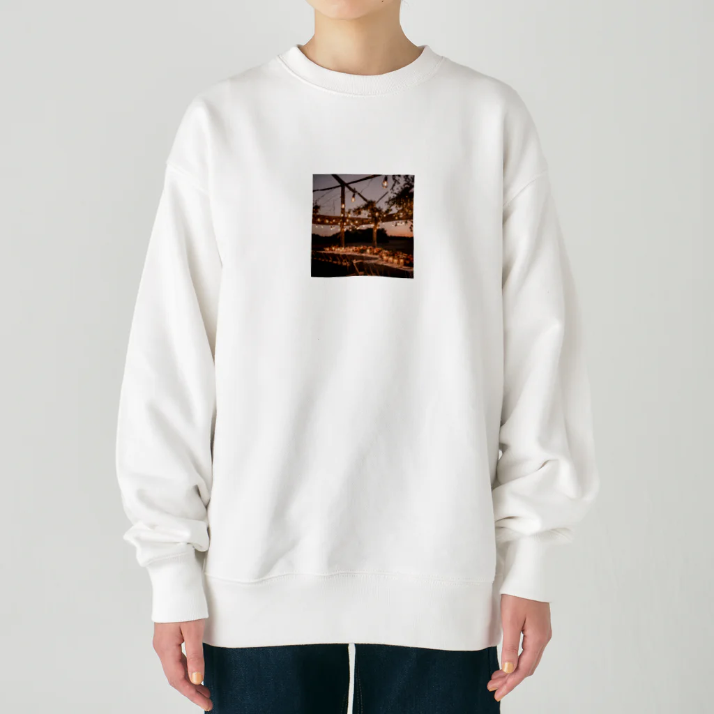 Ronanの夕暮れ時のイベント会場 Heavyweight Crew Neck Sweatshirt