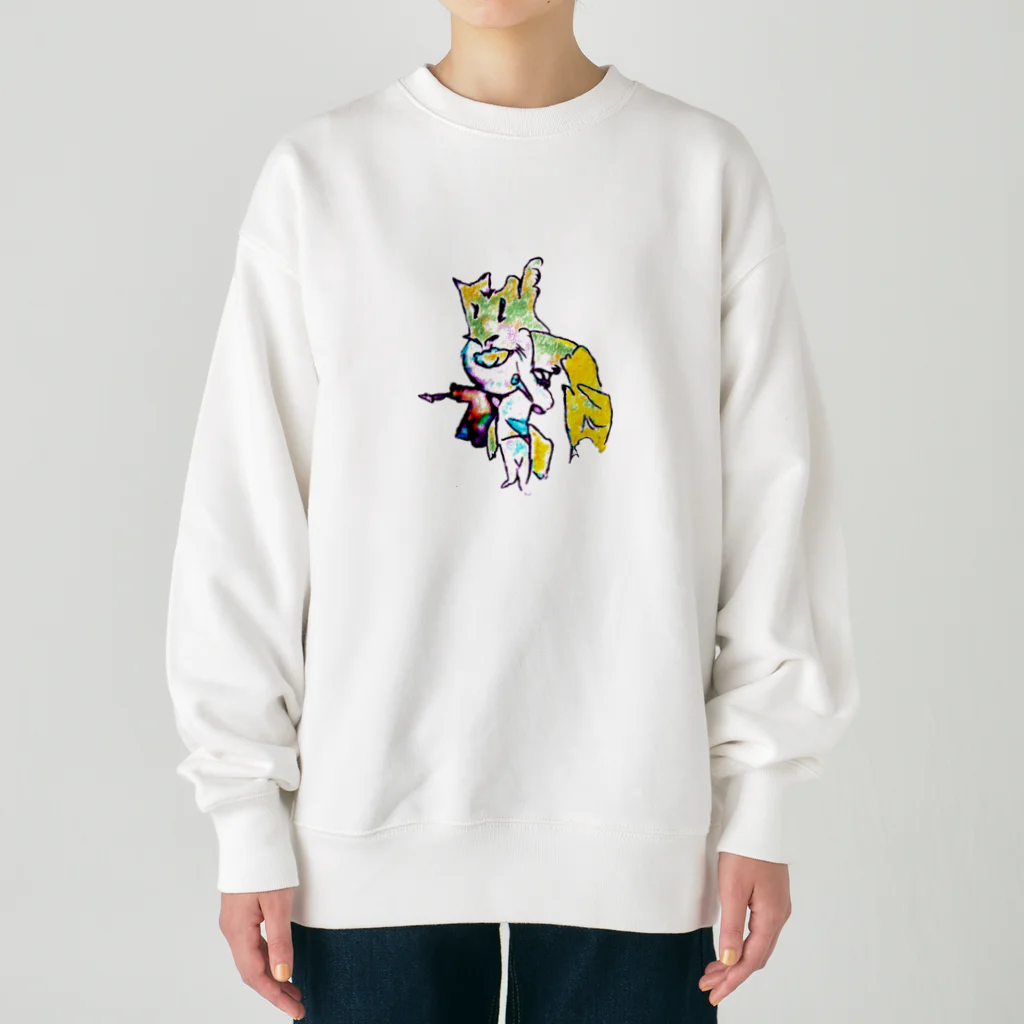 🍩tarojiro(たろじろ) shop🍩のサラリーマン早着替え Heavyweight Crew Neck Sweatshirt