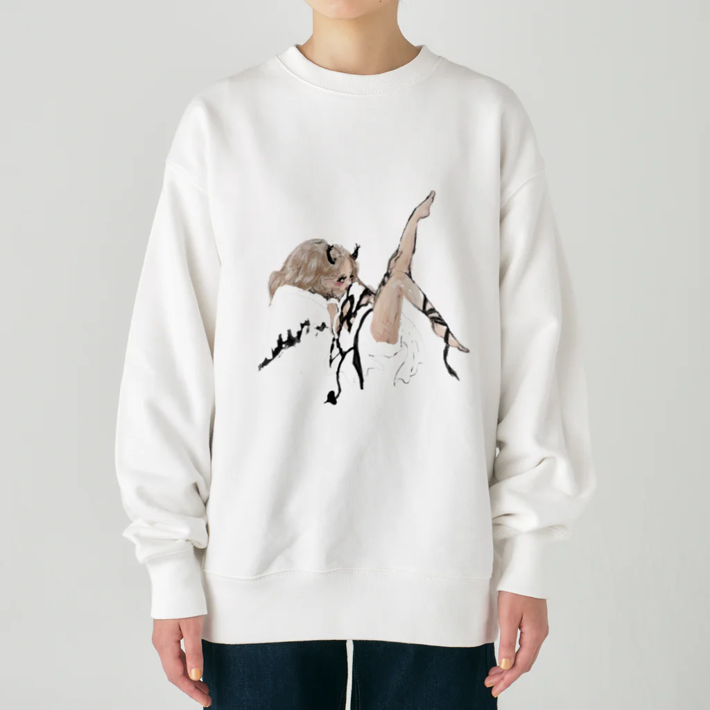 hemphopeの天使になりたい悪魔ちゃん Heavyweight Crew Neck Sweatshirt