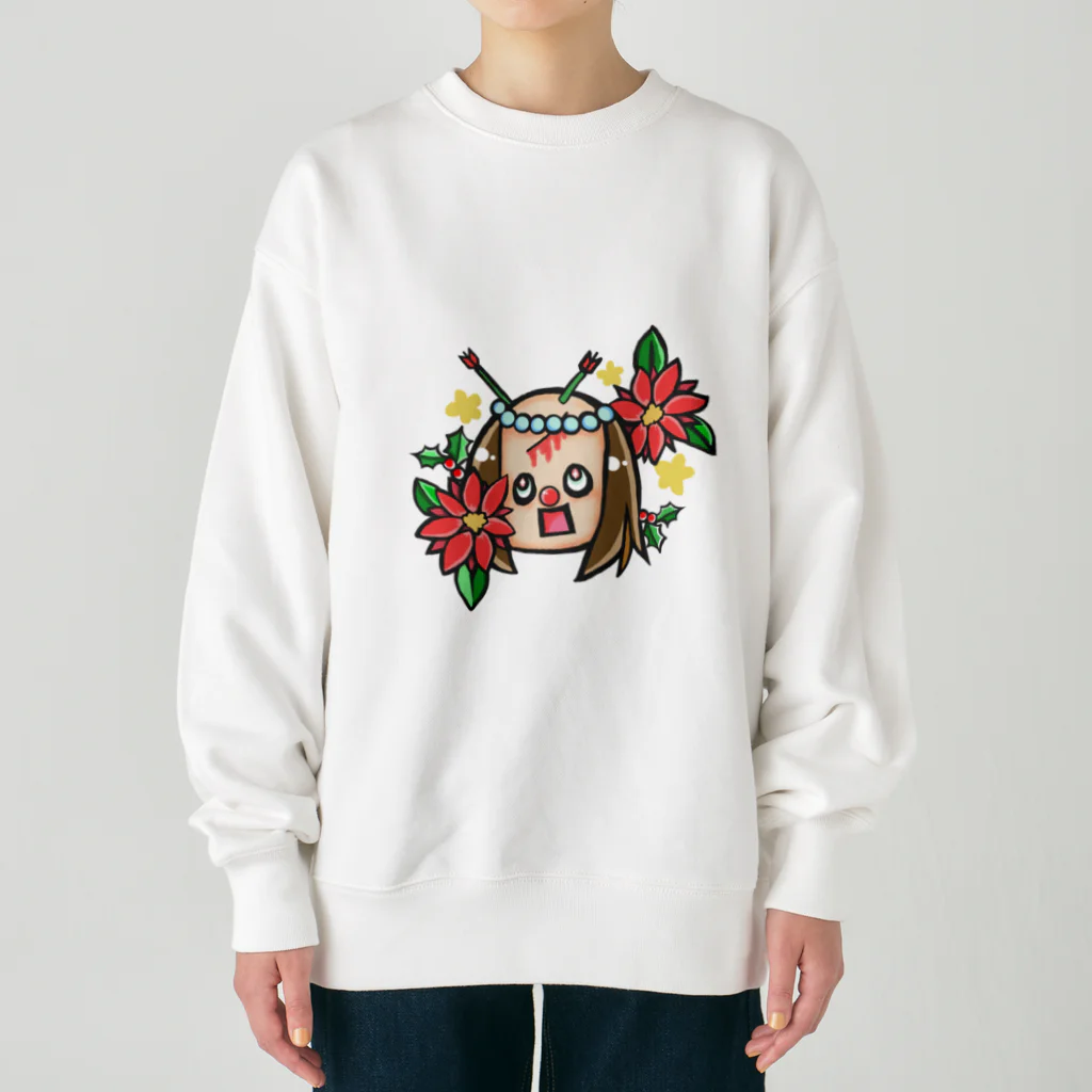 Shou3s-Storeのおちむしゃ Xmas ver Heavyweight Crew Neck Sweatshirt