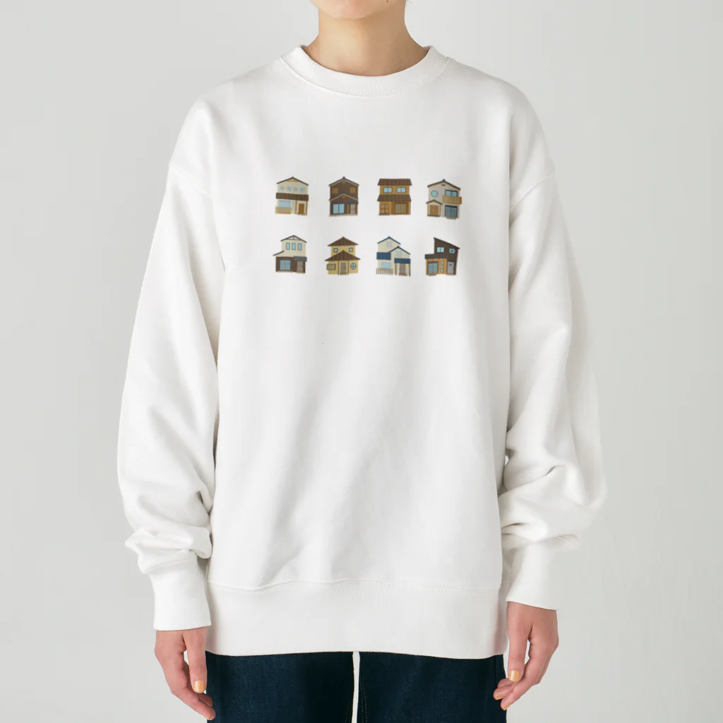 tomy1022のいろんな家集めました Heavyweight Crew Neck Sweatshirt