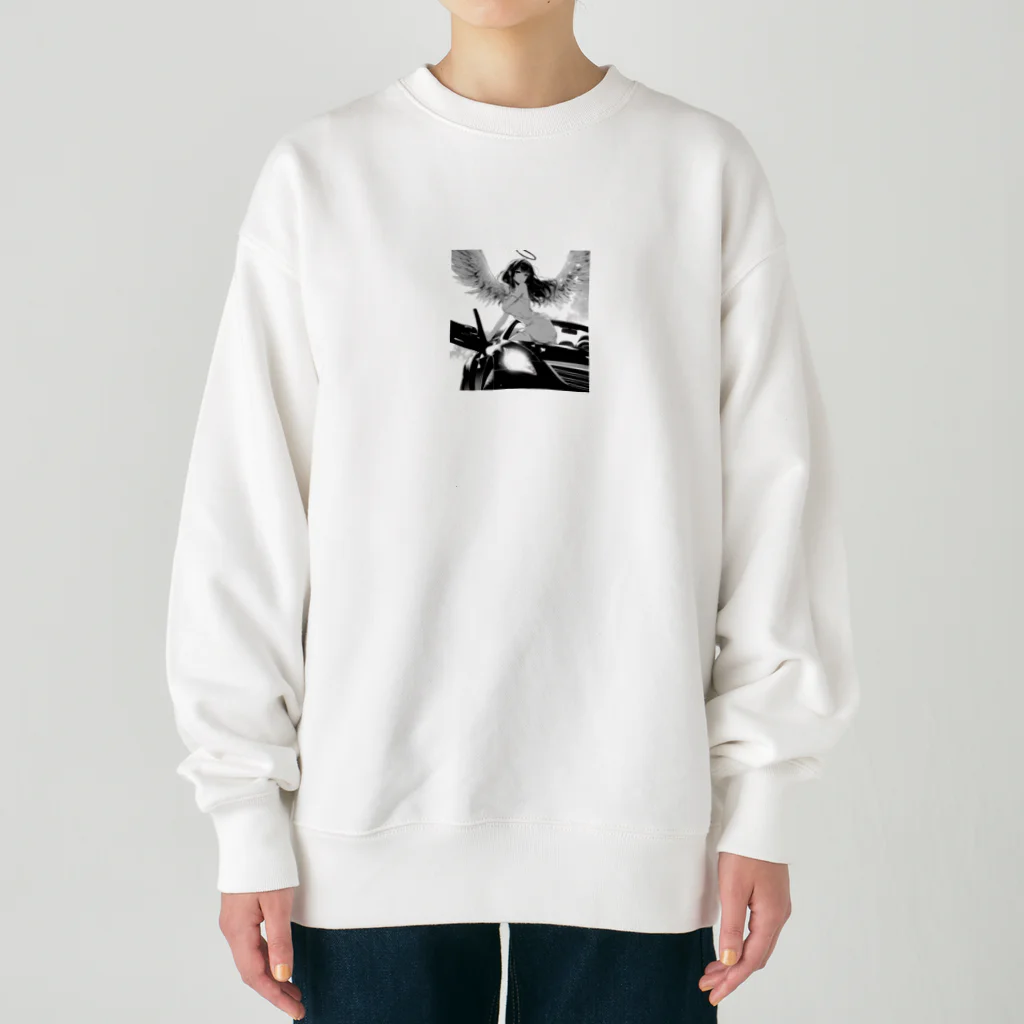 桜ですのprimeエンジェル Heavyweight Crew Neck Sweatshirt