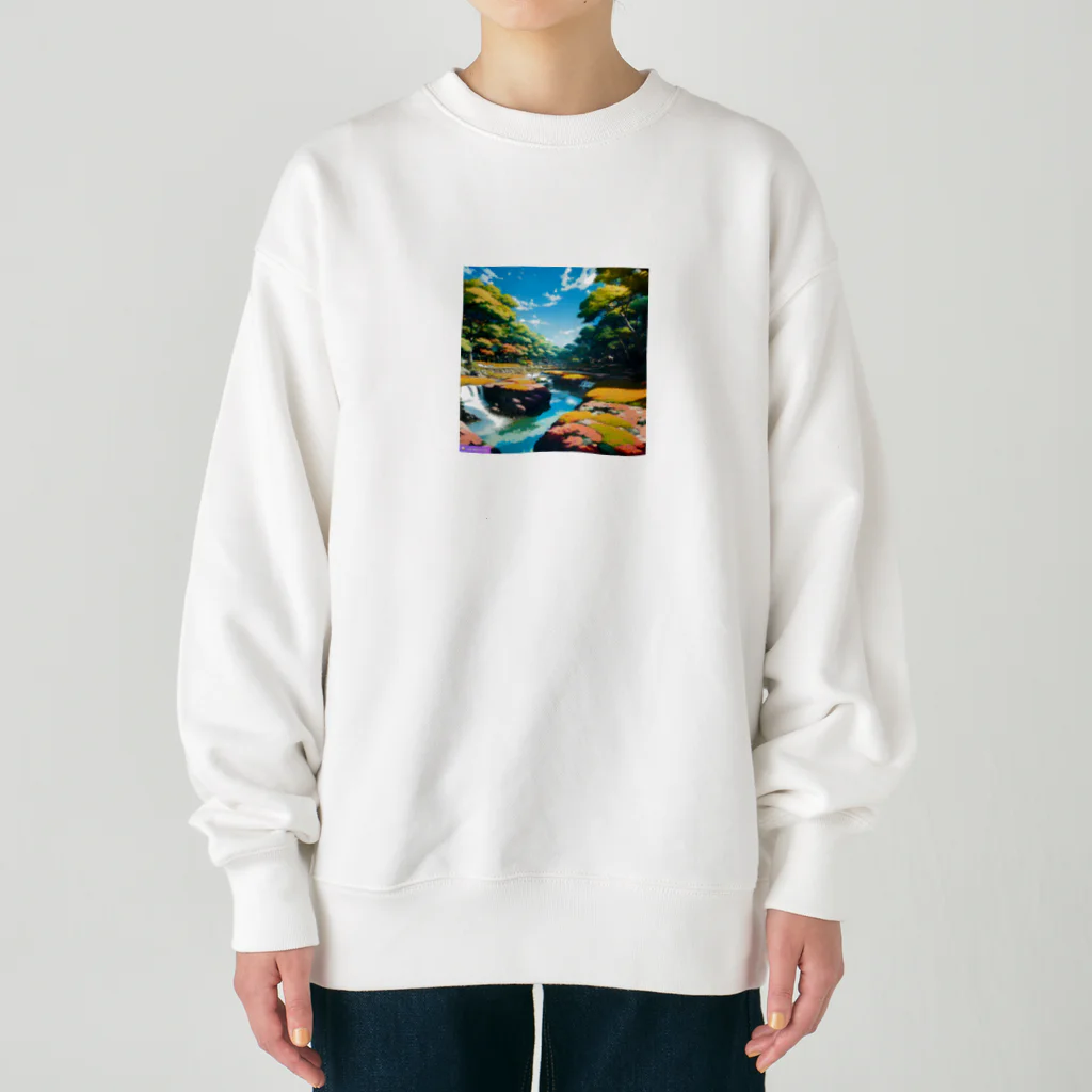 千裕アトリエ（いつもありがとう）の日本庭園 Heavyweight Crew Neck Sweatshirt