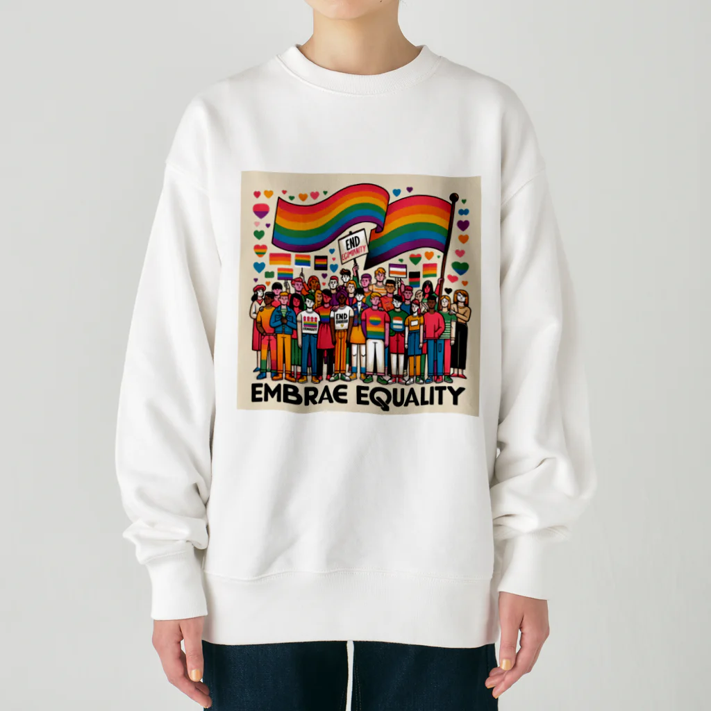 まさききさまのLGBT多様性 Heavyweight Crew Neck Sweatshirt