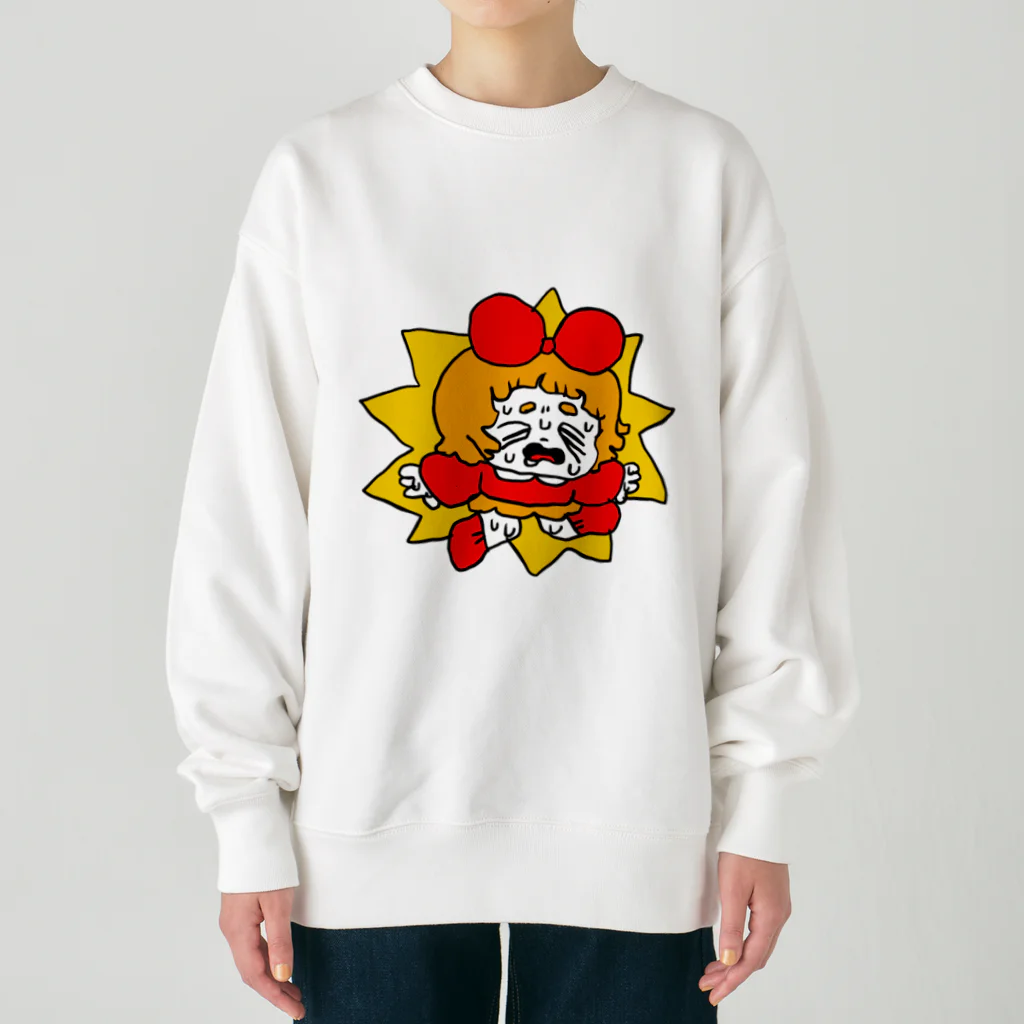 嘘つきちょめこ屋さんのもうだめだ！ Heavyweight Crew Neck Sweatshirt