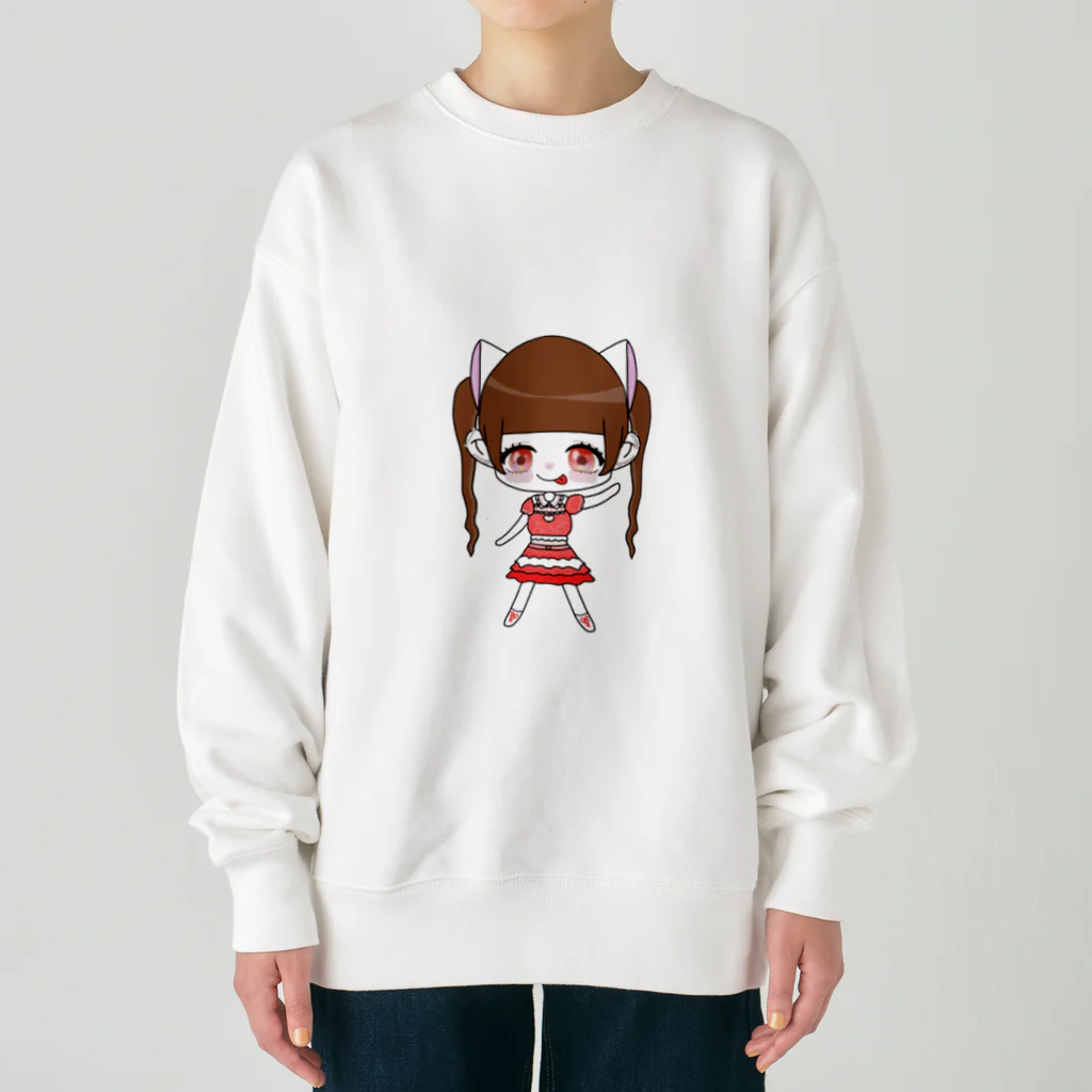 🌸KAZUHA🍓のかぴこたん Heavyweight Crew Neck Sweatshirt