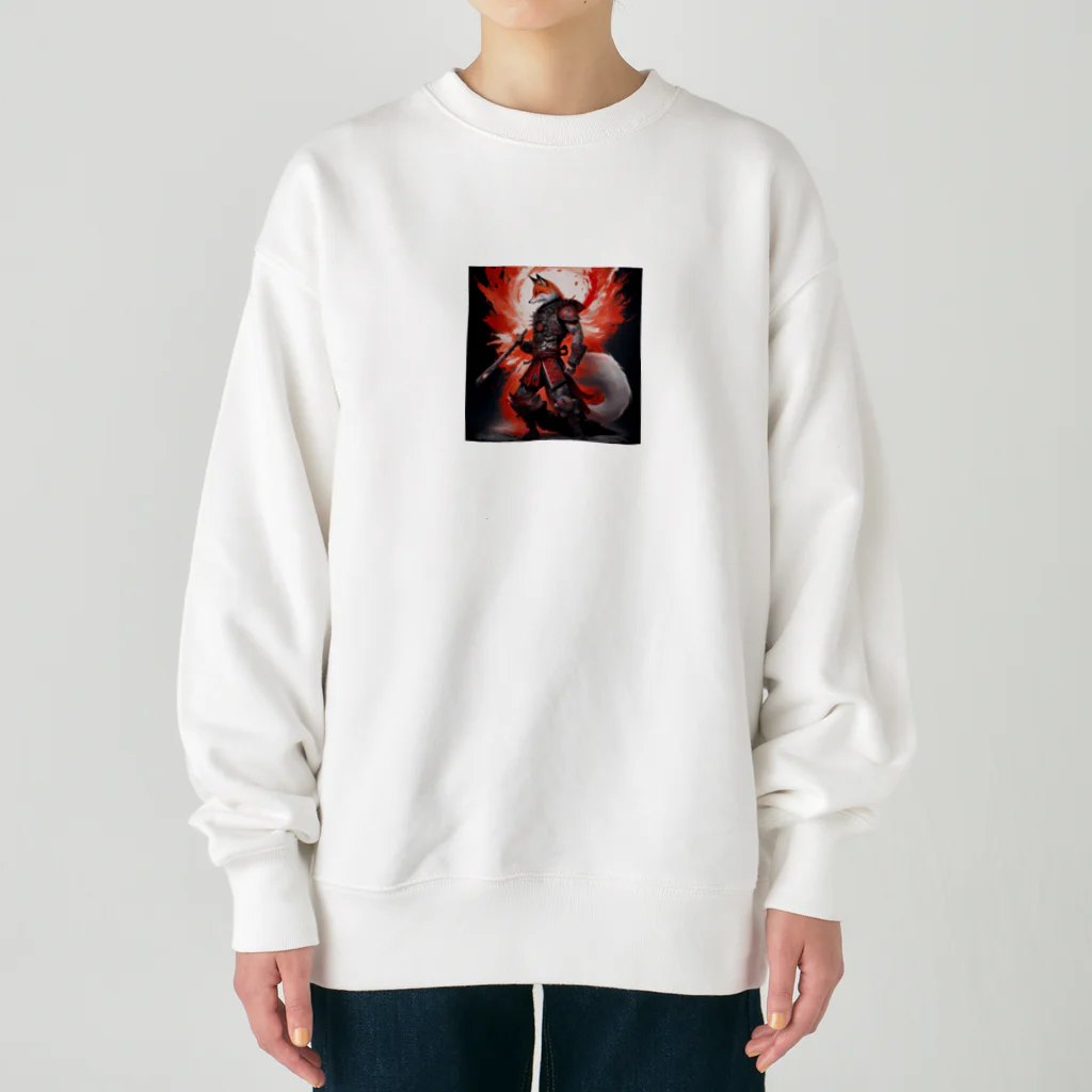 ZZRR12の影を纏う狩人 - Hunter Veiled in Shadow Heavyweight Crew Neck Sweatshirt