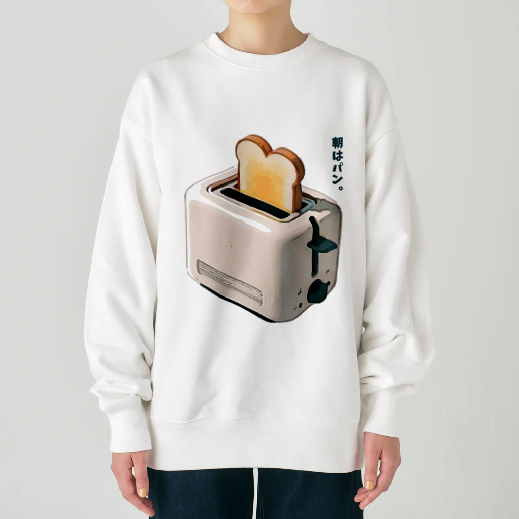 脂身通信Ｚの朝はパン。_231123 Heavyweight Crew Neck Sweatshirt