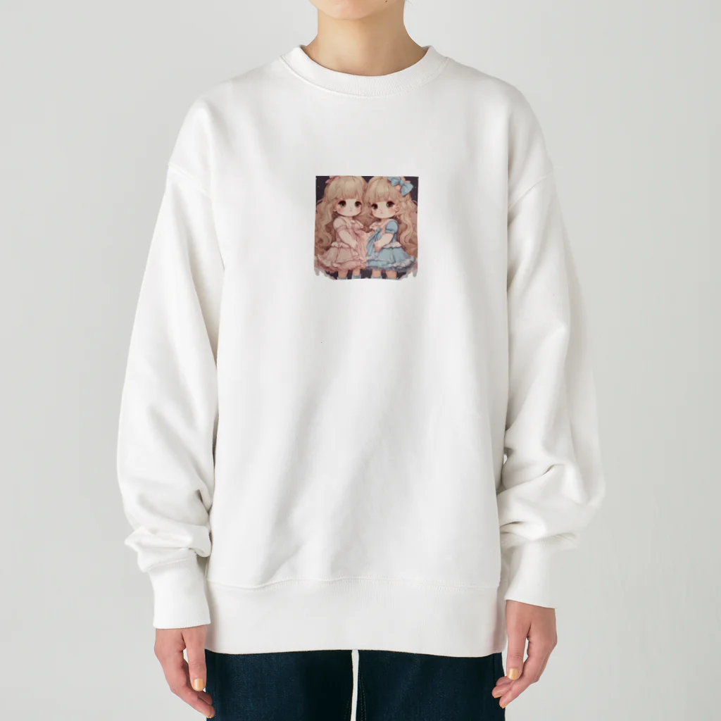 Yoshikoのクリエイトショップのファンシーツインズ Heavyweight Crew Neck Sweatshirt