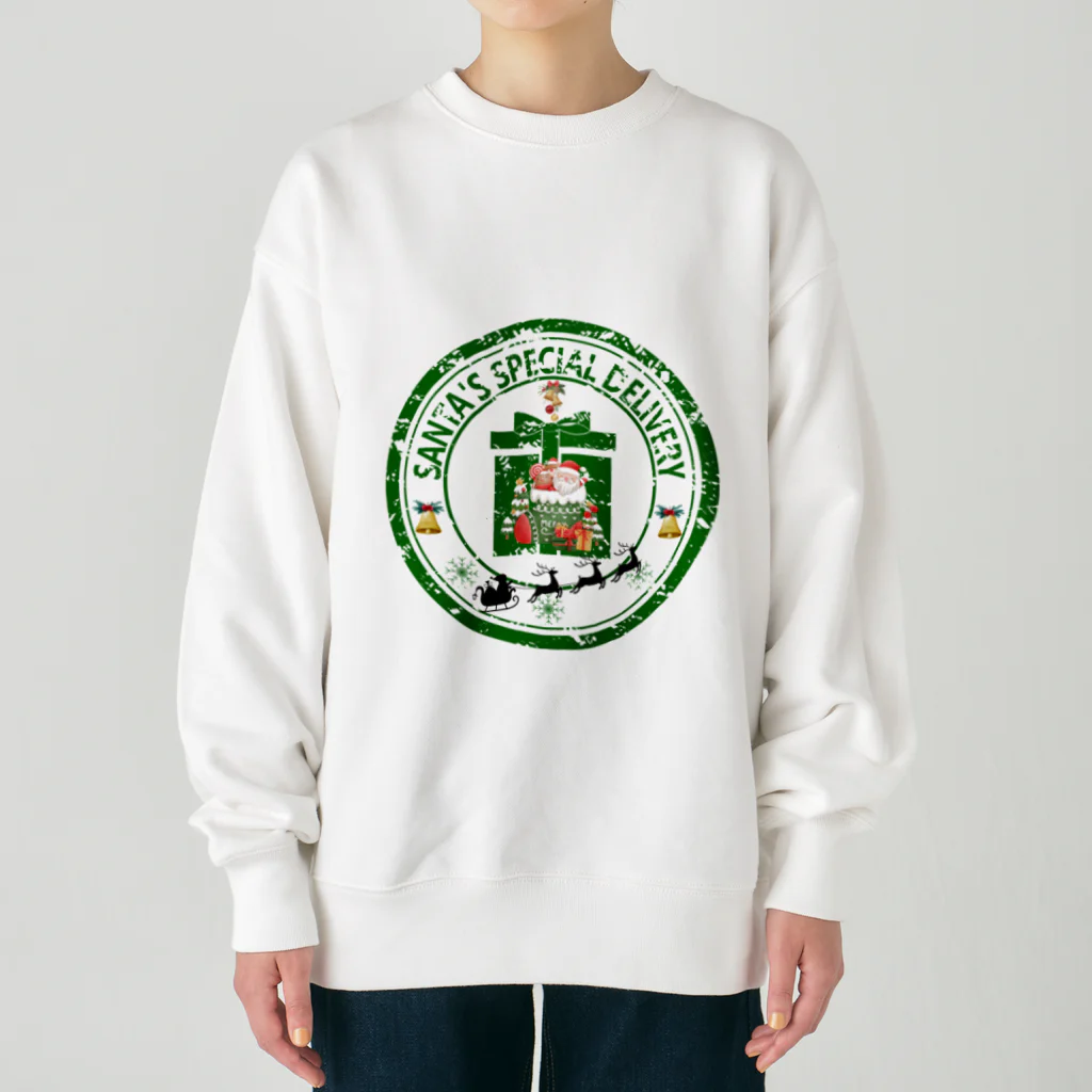 CyberArmadilloのサンタスペシャルデリバリー Heavyweight Crew Neck Sweatshirt