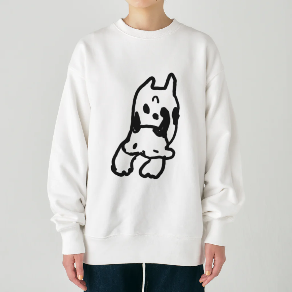 小林のうし　だれる Heavyweight Crew Neck Sweatshirt