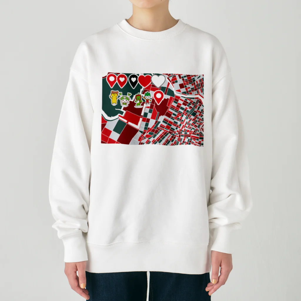 omoidechizu_test1のHeavyweight Crew Neck Sweatshirt