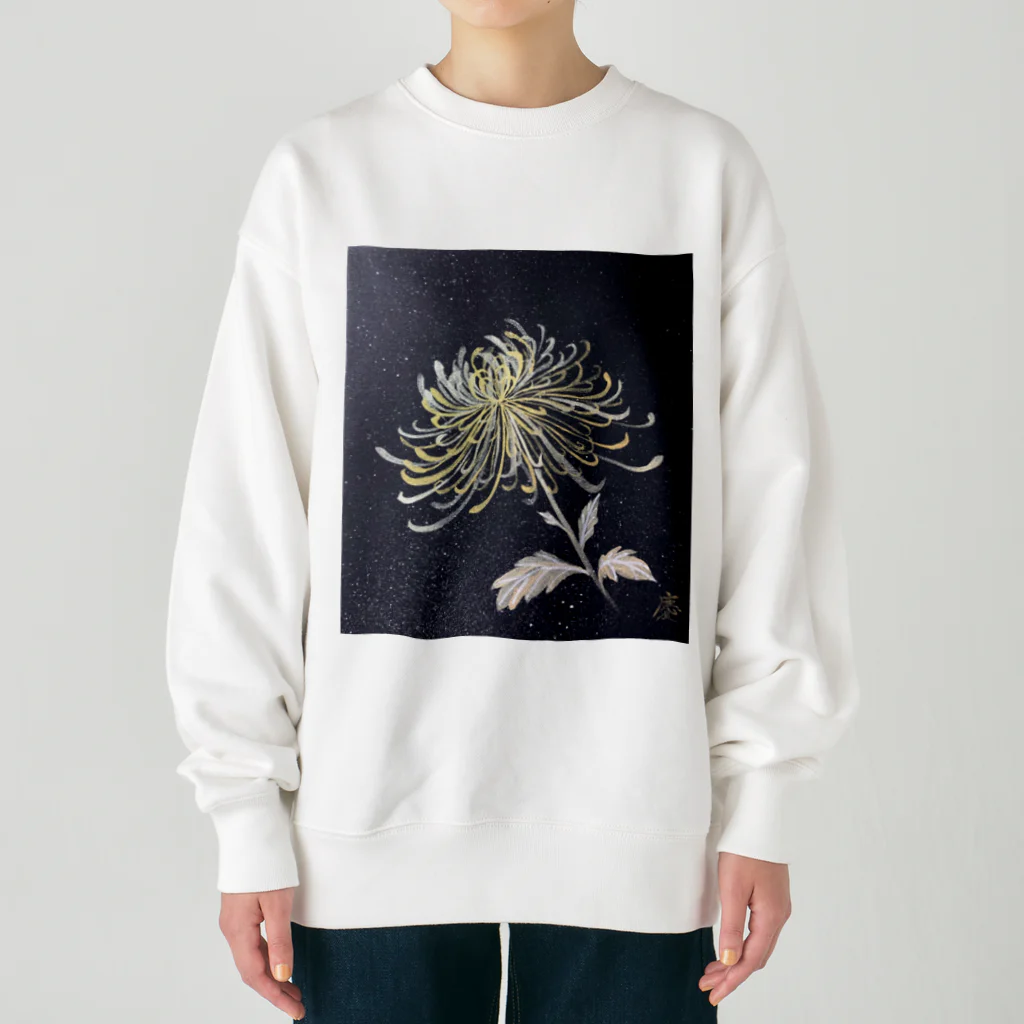 KEIKO's art factoryの菊　2023 Heavyweight Crew Neck Sweatshirt