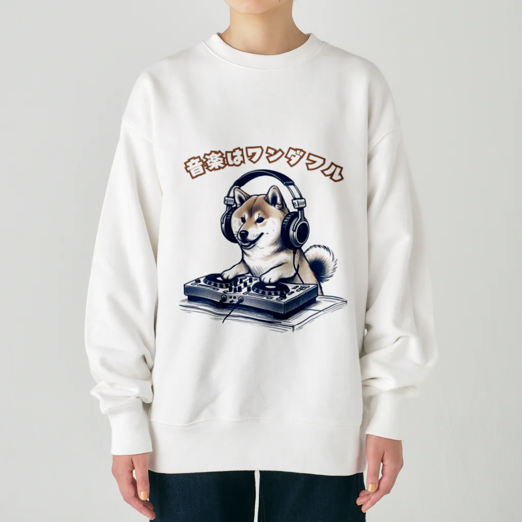 yu-ta_05の豆柴のビートラボ Heavyweight Crew Neck Sweatshirt