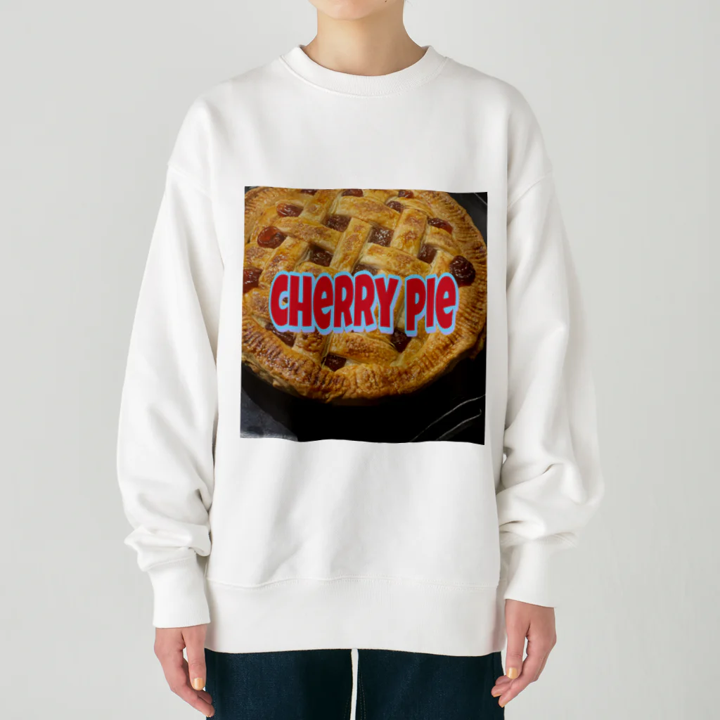 Jumping Candyのcherry pie🍒 Heavyweight Crew Neck Sweatshirt