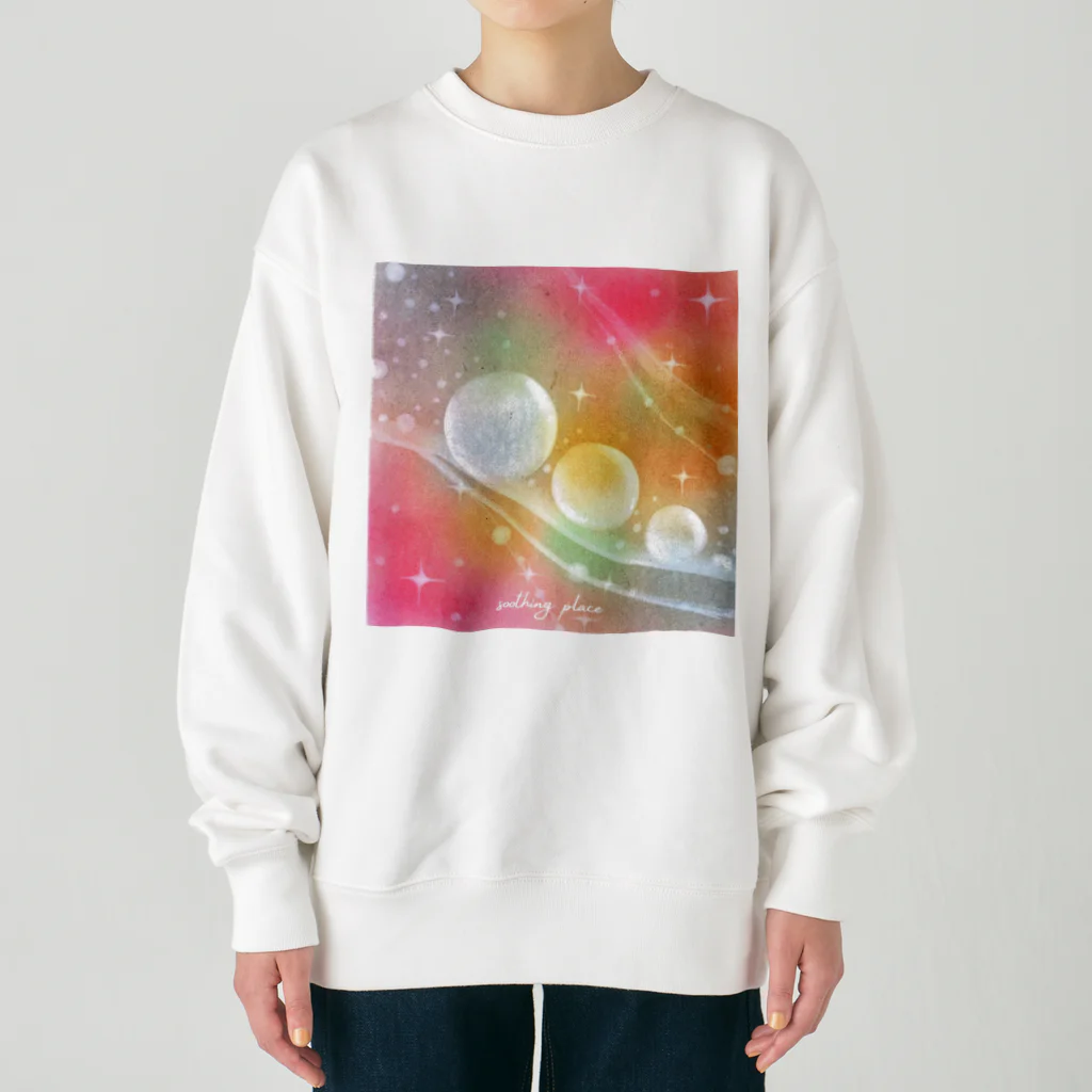 Soothingplaceのみんな仲良く Heavyweight Crew Neck Sweatshirt