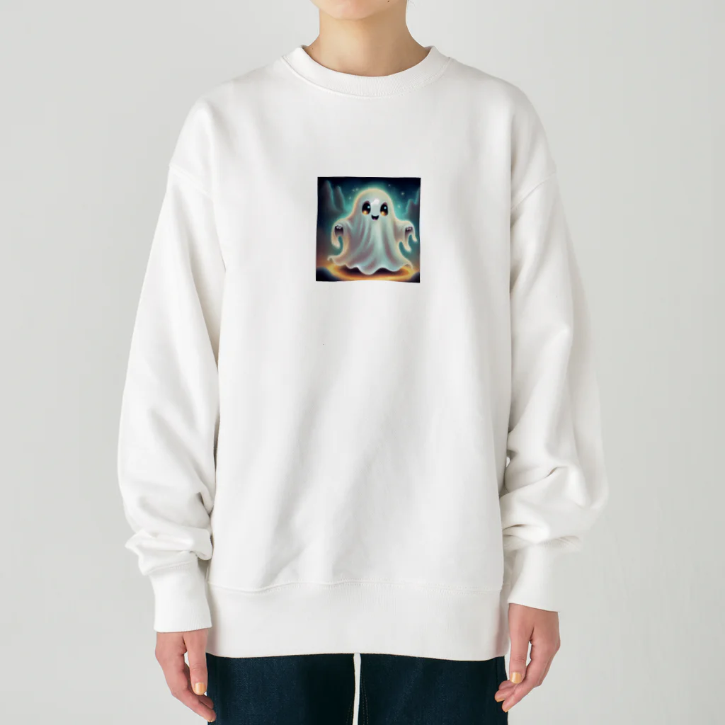 yusuke.shop1のかわいいおばけ Heavyweight Crew Neck Sweatshirt