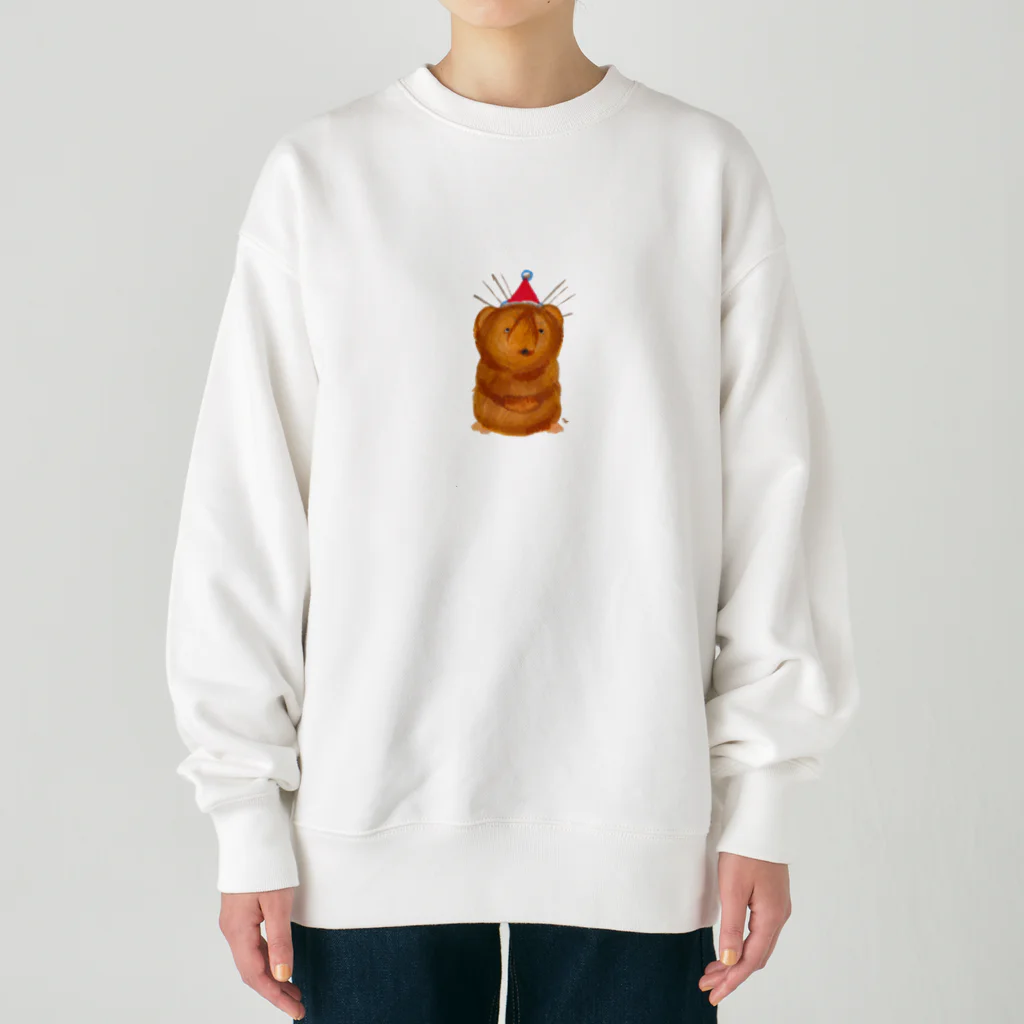 segasworksのトガリネズミとトンガリ帽子（サンタ帽） Heavyweight Crew Neck Sweatshirt