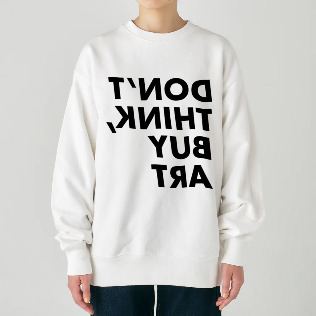 emanuelhommatinのDon't think buy art Heavyweight Crew Neck Sweatshirt