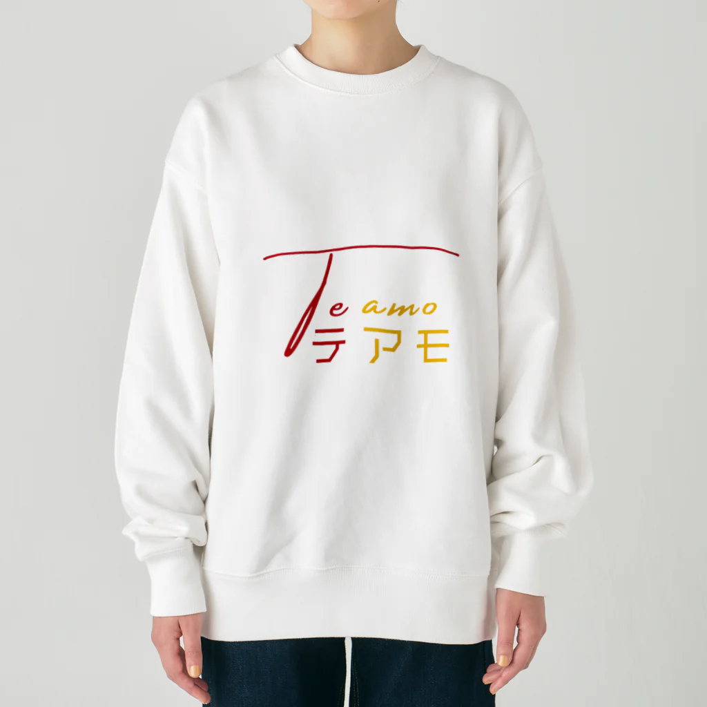 Man ANd I_OfficialのTe amo / テ アモ Heavyweight Crew Neck Sweatshirt