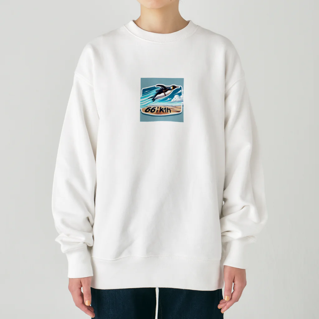 Emperor's FlightのFlying_penguin13 Heavyweight Crew Neck Sweatshirt