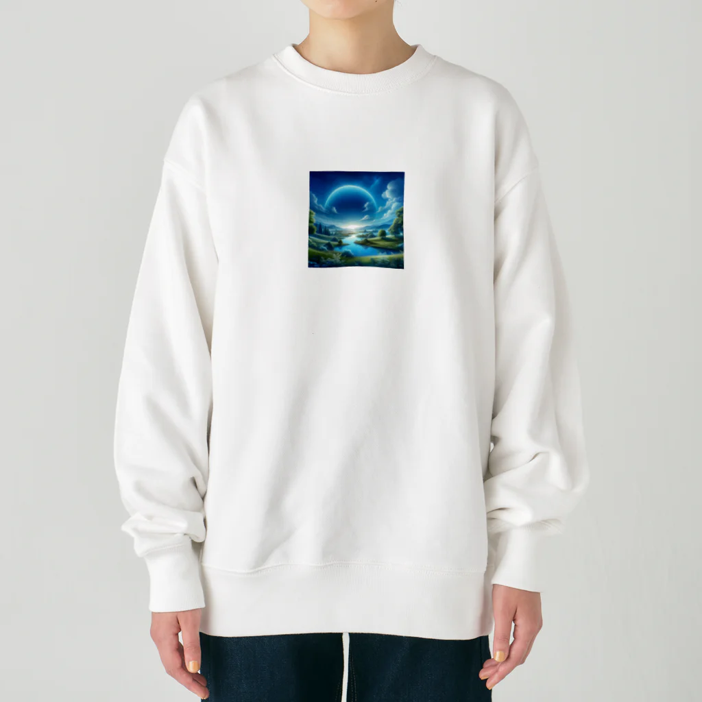 shigetomeのサファイア・スカイズ Heavyweight Crew Neck Sweatshirt