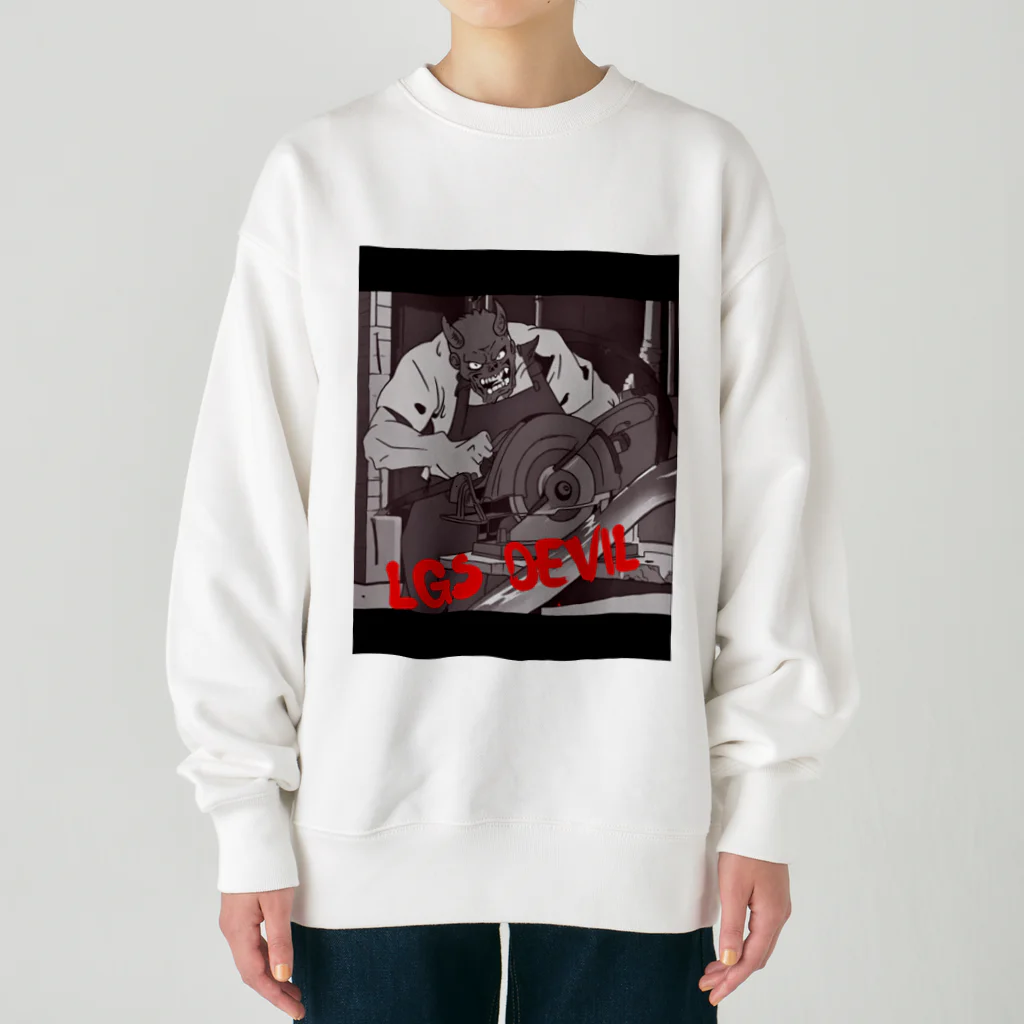 職人たちを応援したいの悪魔の城リフォーム Heavyweight Crew Neck Sweatshirt