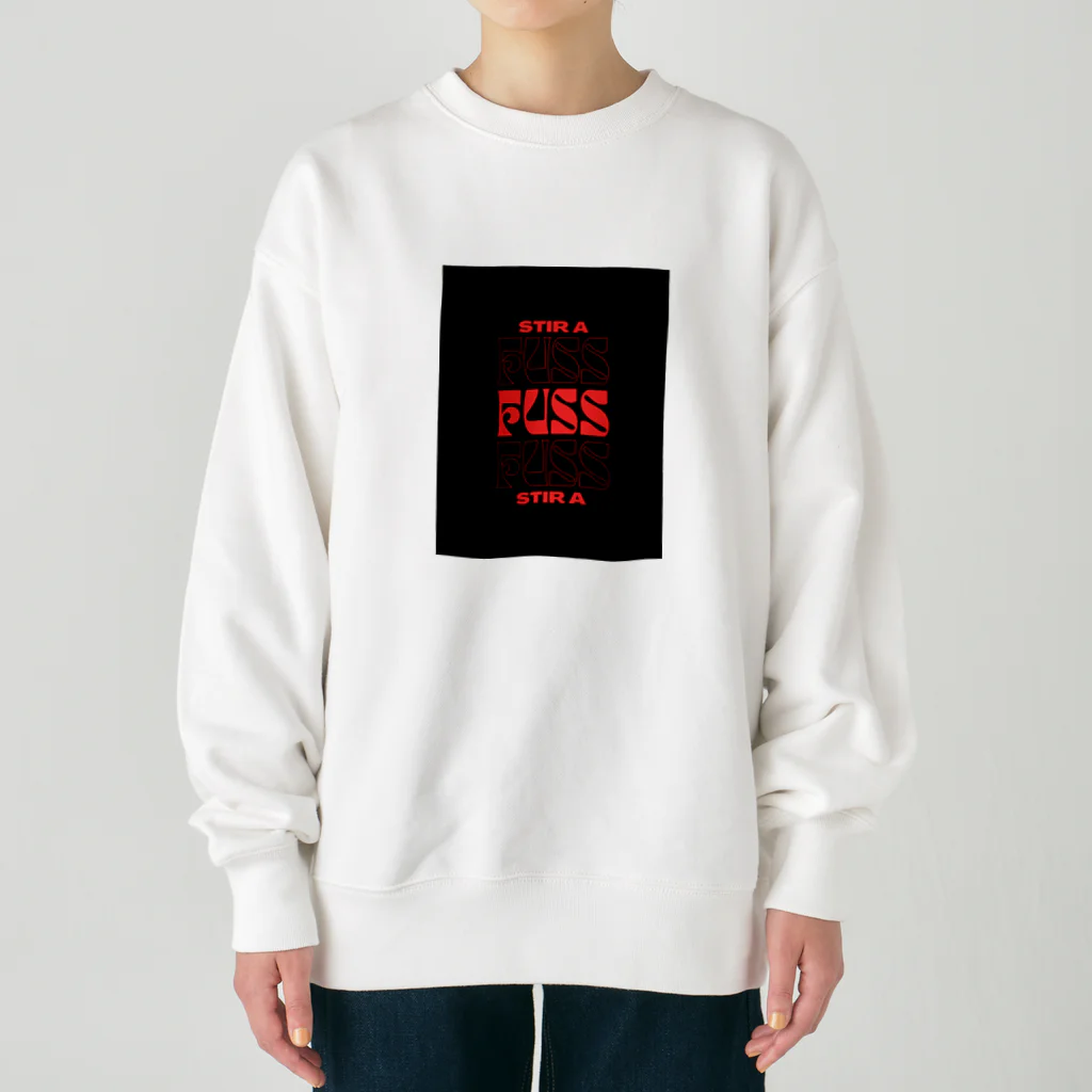 レモングラスのSTIR A FUSS 騒動 Heavyweight Crew Neck Sweatshirt